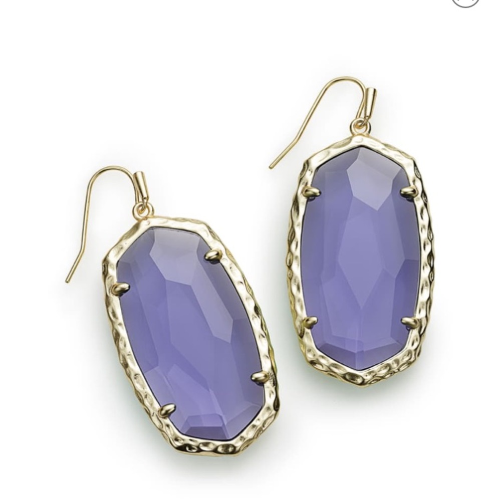 Ella Drop earrings in Lolite Purple
